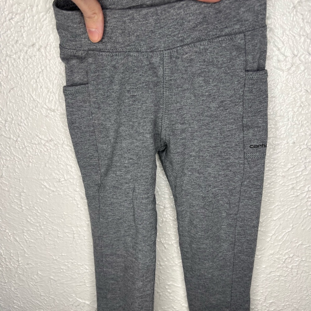 Carhartt Kids gray Leggings 24m